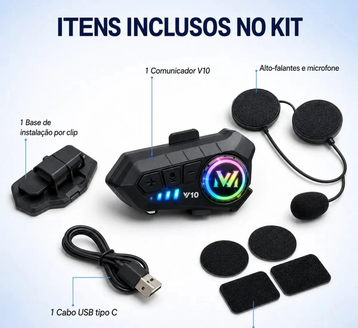 NÃO PRECISA MAIS TIRAR O CAPACETE PRA OUVIR MÚSICA