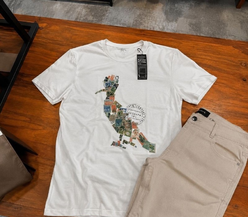 CAMISA NOVA E ESTAMPADA