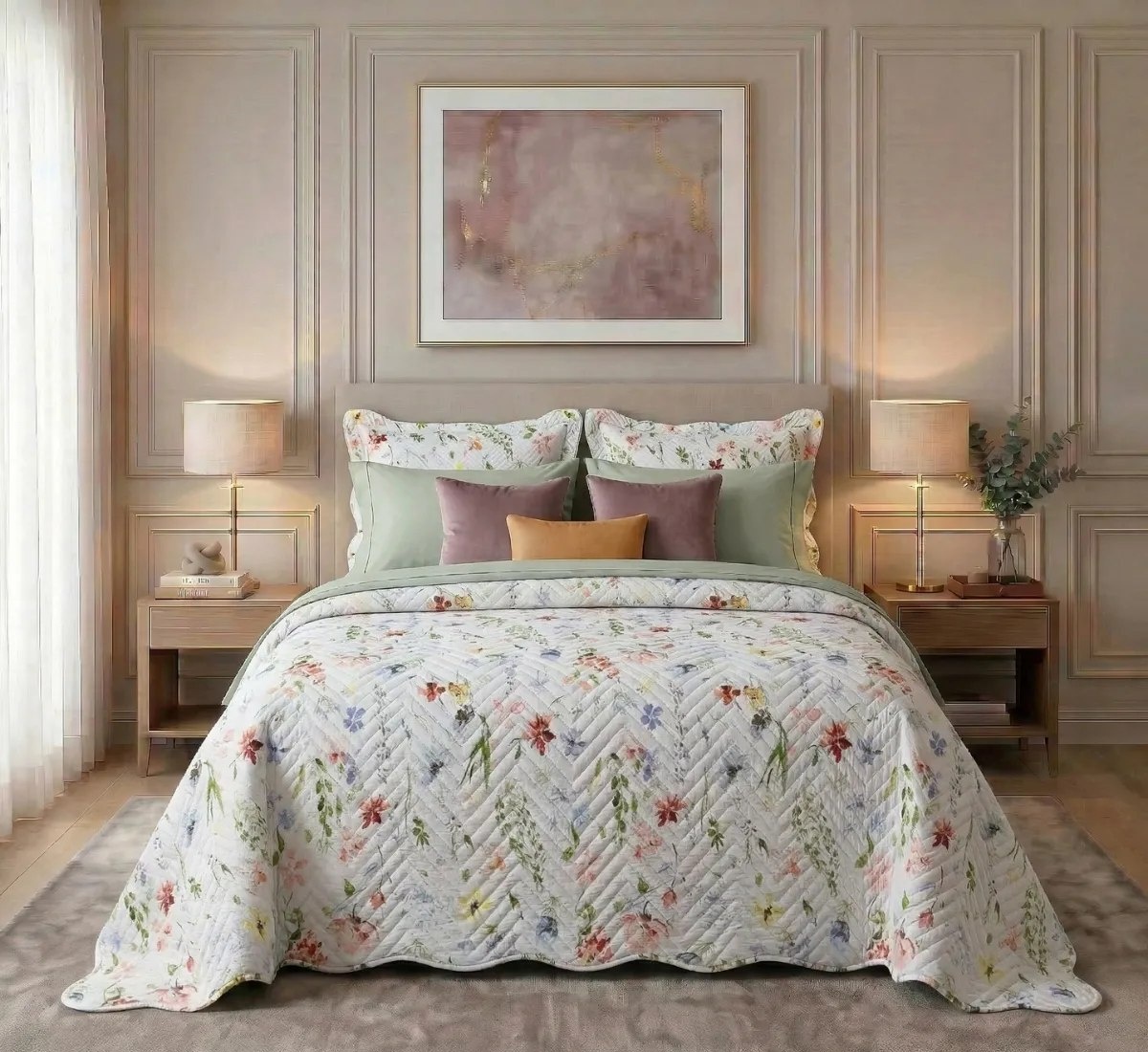 ROUPA DE CAMA NOVA PRA RECEBER A LOBA