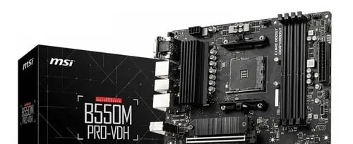 Placa-mãe MSI B550m Pro-VDH AM4 HDMI VGA